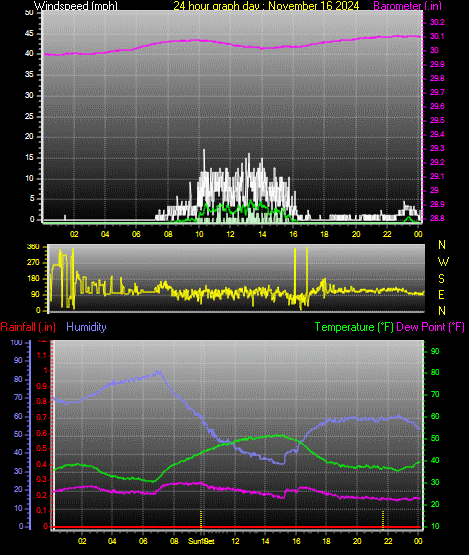 24 Hour Graph for Day 16